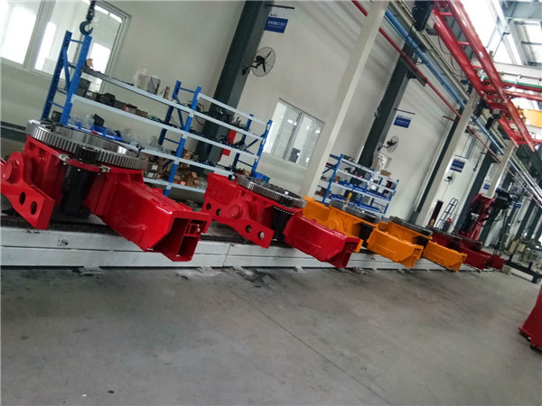 隨車起重機吊機裝配線